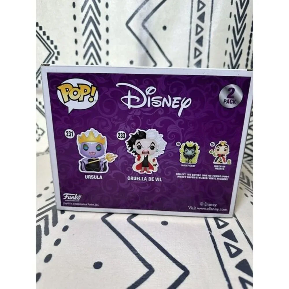 Funko Pop! Vinyl: Disney - DIS‎ Villains - 2 Pack - Cruella & Ursula - Ursula...